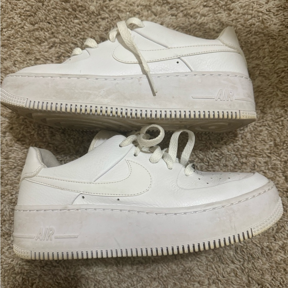Women Nike Air Force One White Sneakers